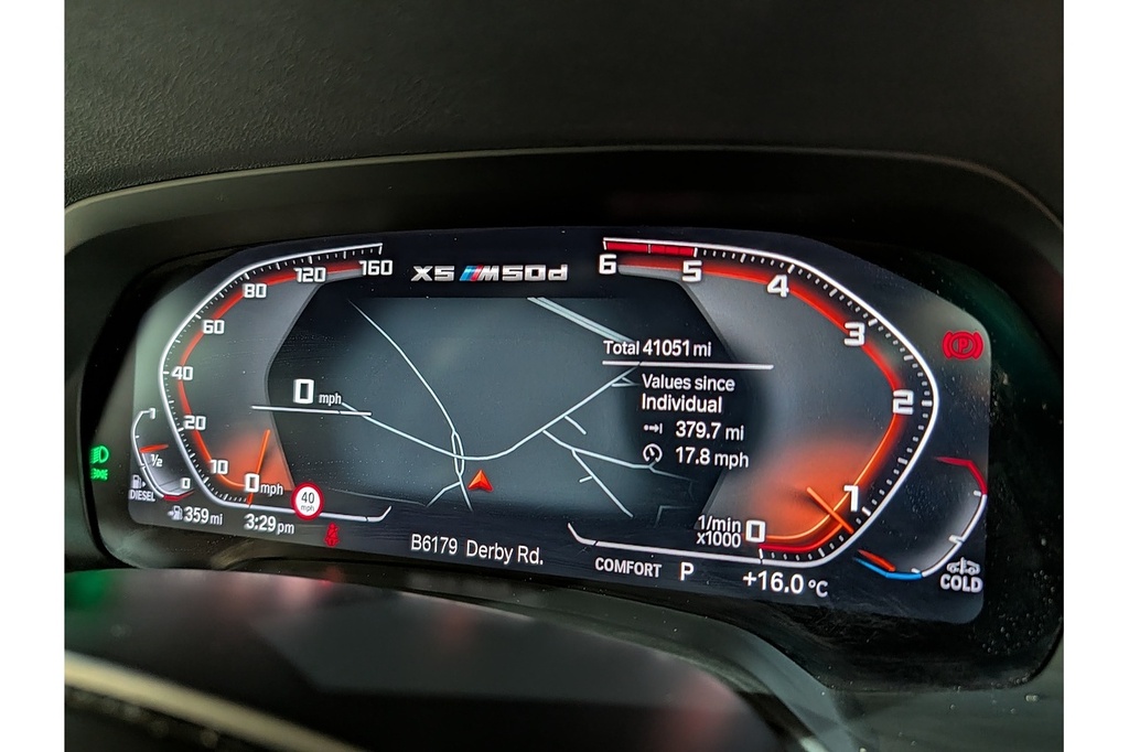 BMW X5 M50d Blue #4