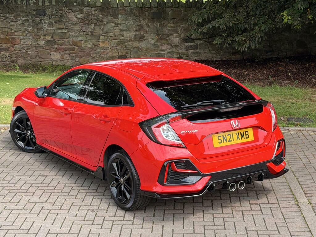 Honda Civic 1.5 Vtec Turbo Sport Euro 6 S S Red #2