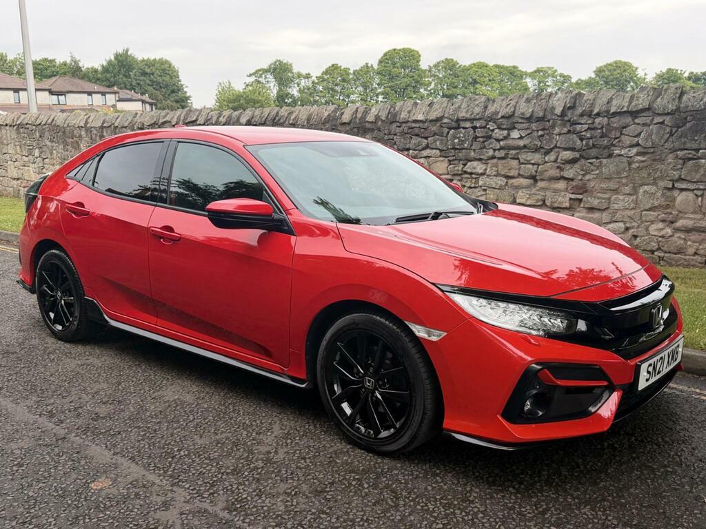 Honda Civic 1.5 Vtec Turbo Sport Euro 6 S S Red #3