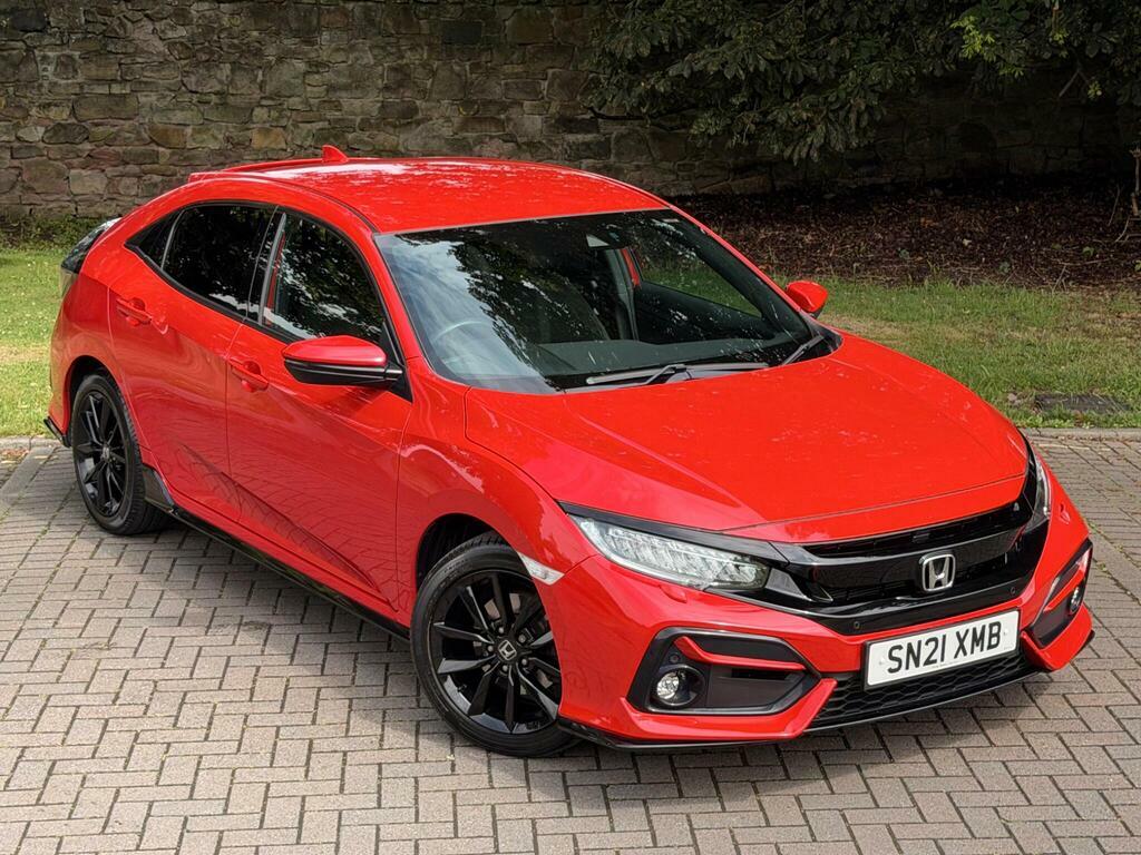 Honda Civic 1.5 Vtec Turbo Sport Euro 6 S S Red