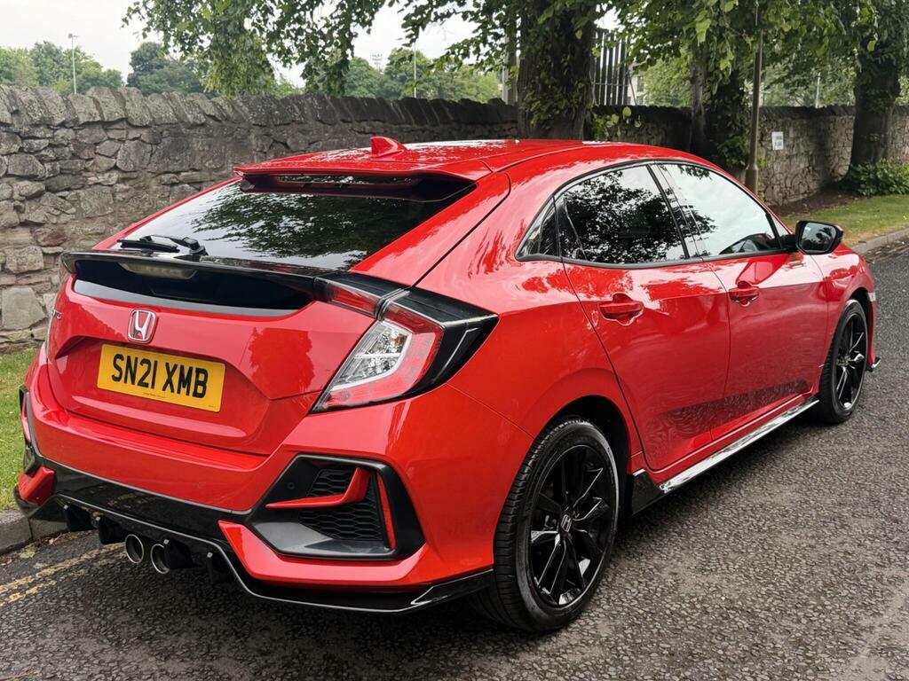 Honda Civic 1.5 Vtec Turbo Sport Euro 6 S S Red #5