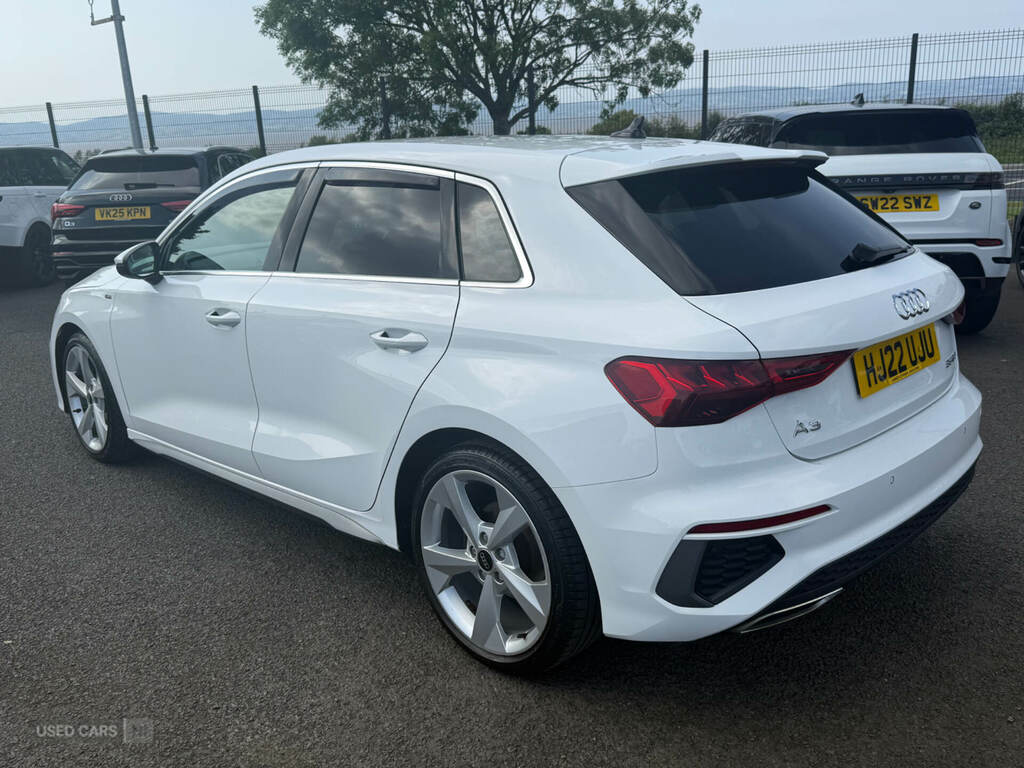 Audi A3 35 Tfsi S Line S Tronic HJ22UJU White #6