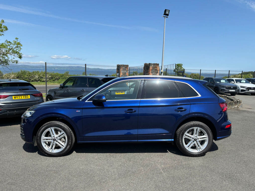 Audi Q5 40 Tdi Quattro S Line S Tronic RRZ8423 Blue #6