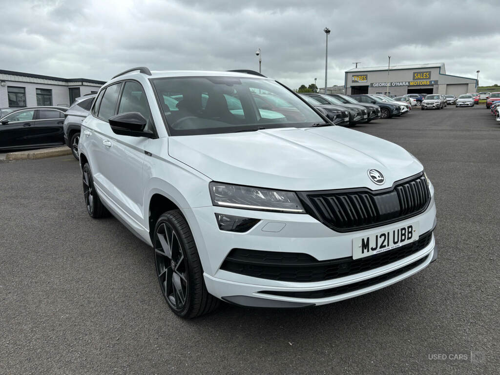 Skoda Karoq 1.5 Tsi Sport Line Dsg MJ21UBB White #3