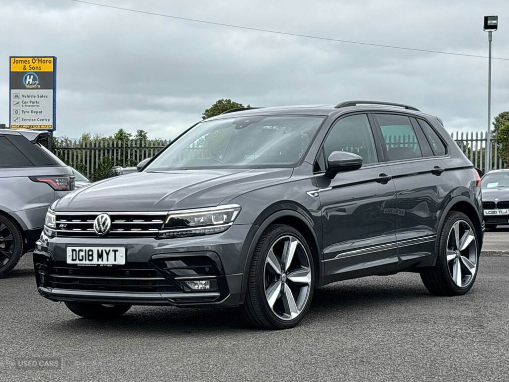 Volkswagen Tiguan 2.0 Tdi 150 4Motion R-line Dsg CS06ERN Grey #2