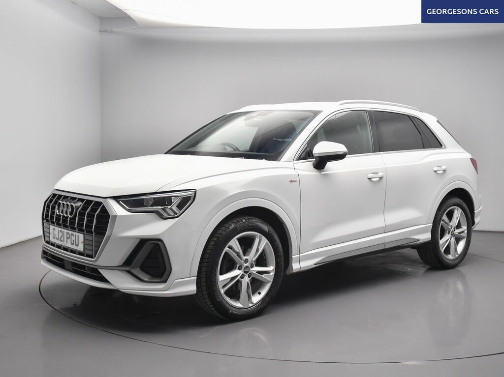 Audi Q3 Tdi 35 S Line GJ21PGU White #4