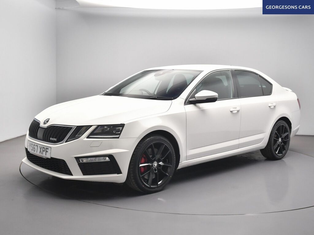 Skoda Octavia Tsi Vrs Hatchback White #4