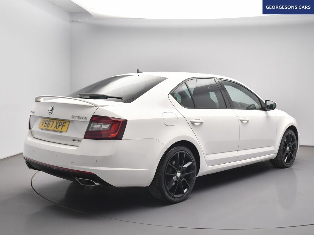 Skoda Octavia Tsi Vrs Hatchback White #6