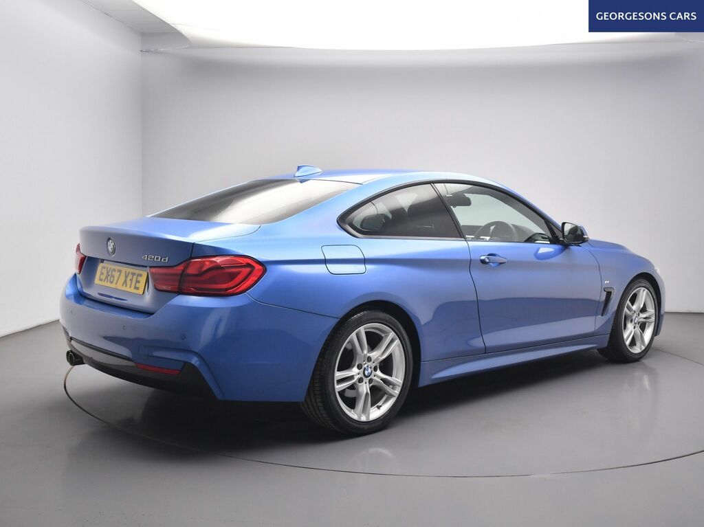 BMW 4 Series Gran Coupe 420D M Sport Coupe Blue #6