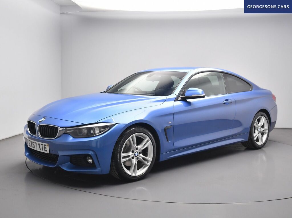 BMW 4 Series Gran Coupe 420D M Sport Coupe Blue #4
