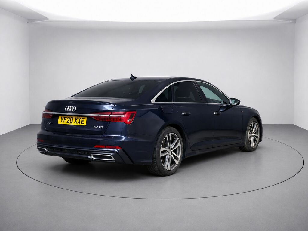 Audi A6 Saloon Tdi 40 S Line YF20XXE Blue #3