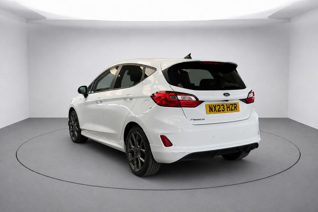 Ford Fiesta Ecoboost St-line Hatchback NX23HZR White #3