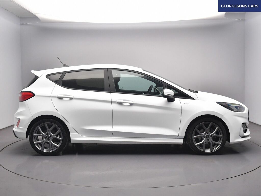 Ford Fiesta Ecoboost St-line Hatchback NX23HZR White #6