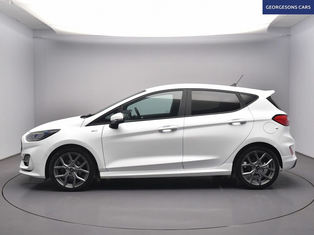 Ford Fiesta Ecoboost St-line Hatchback NX23HZR White #3