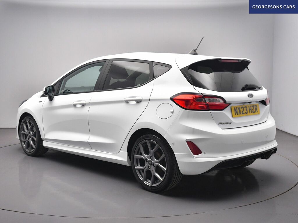 Ford Fiesta Ecoboost St-line Hatchback NX23HZR White #2