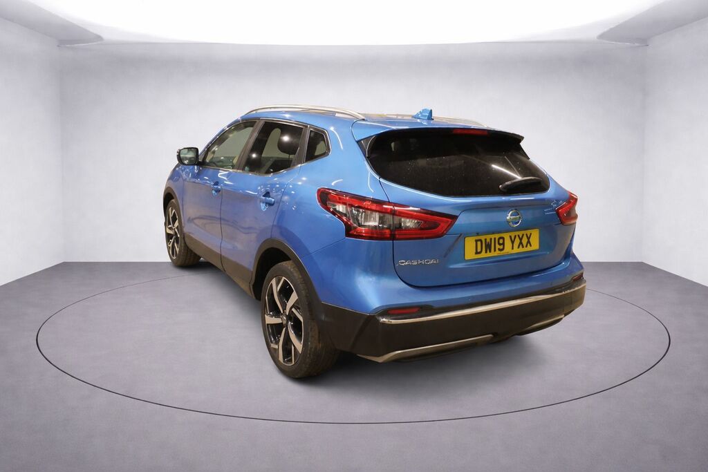 Nissan Qashqai Dig-t Tekna Suv DW19YXX Blue #3