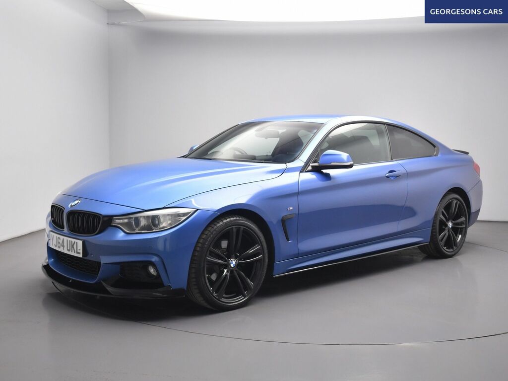BMW 4 Series Gran Coupe 420D M Sport Coupe Blue #4
