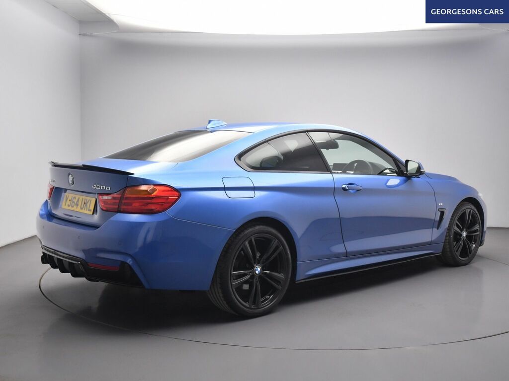 BMW 4 Series Gran Coupe 420D M Sport Coupe Blue #6