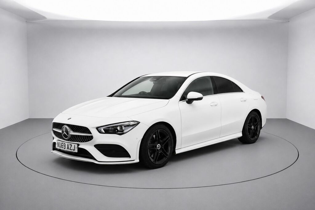 Mercedes-Benz CLA Class Cla200 Amg Line Coupe NU69AZJ White