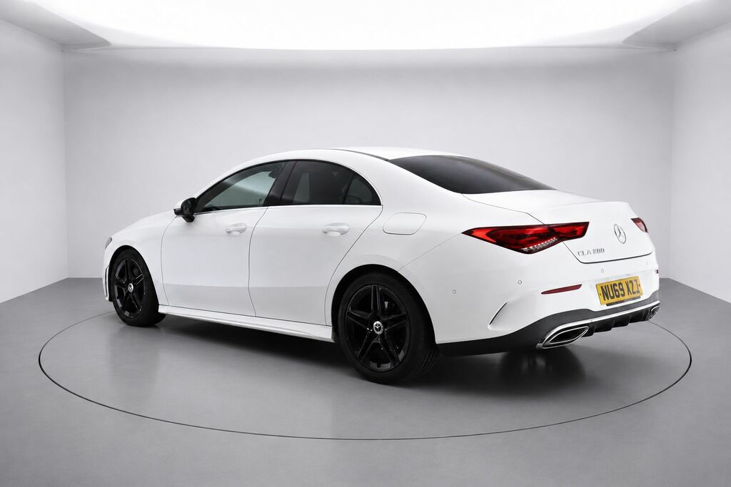 Mercedes-Benz CLA Class Cla200 Amg Line Coupe NU69AZJ White #3