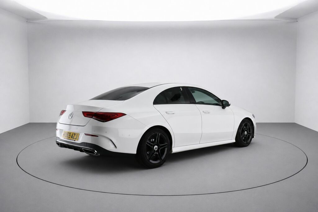 Mercedes-Benz CLA Class Cla200 Amg Line Coupe NU69AZJ White #2