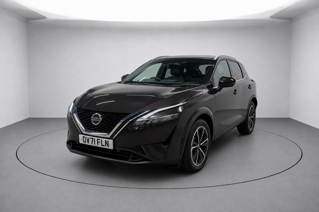 Nissan Qashqai Dig-t Mhev Tekna Suv DV71FLN Black