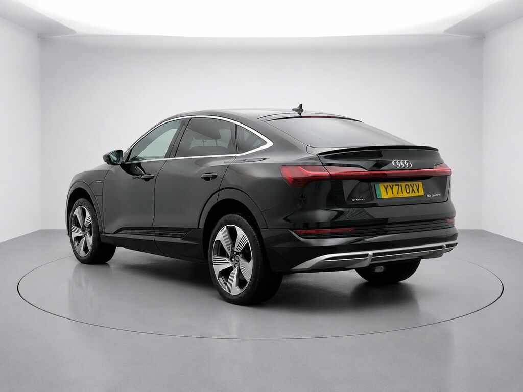 Audi E-Tron S S Line Sportback Black #3
