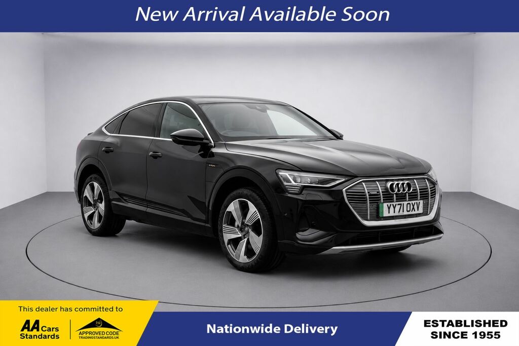 Audi E-Tron S S Line Sportback Black