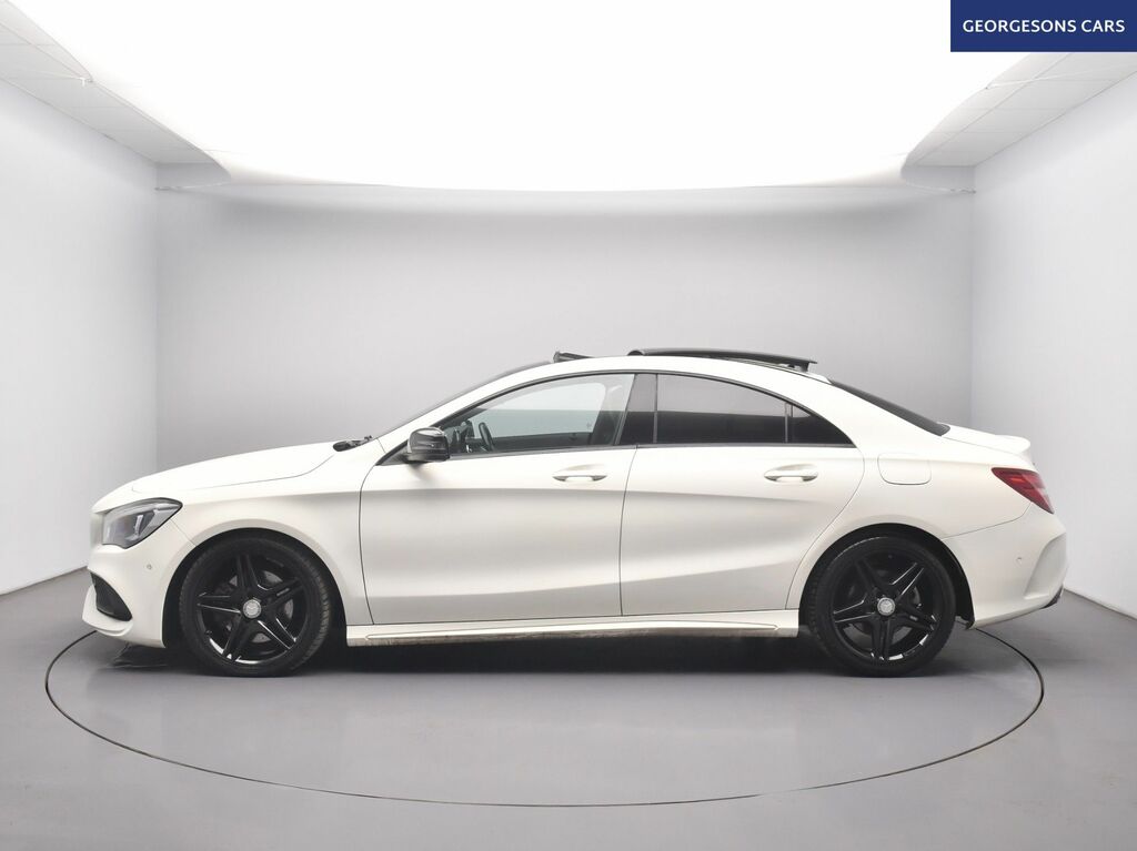 Mercedes-Benz CLA Class Cla220d Amg Line Coupe White #2