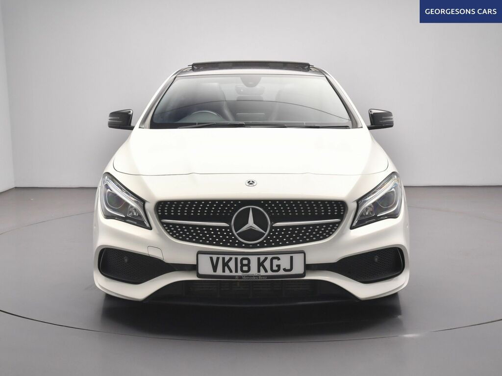 Mercedes-Benz CLA Class Cla220d Amg Line Coupe White #3