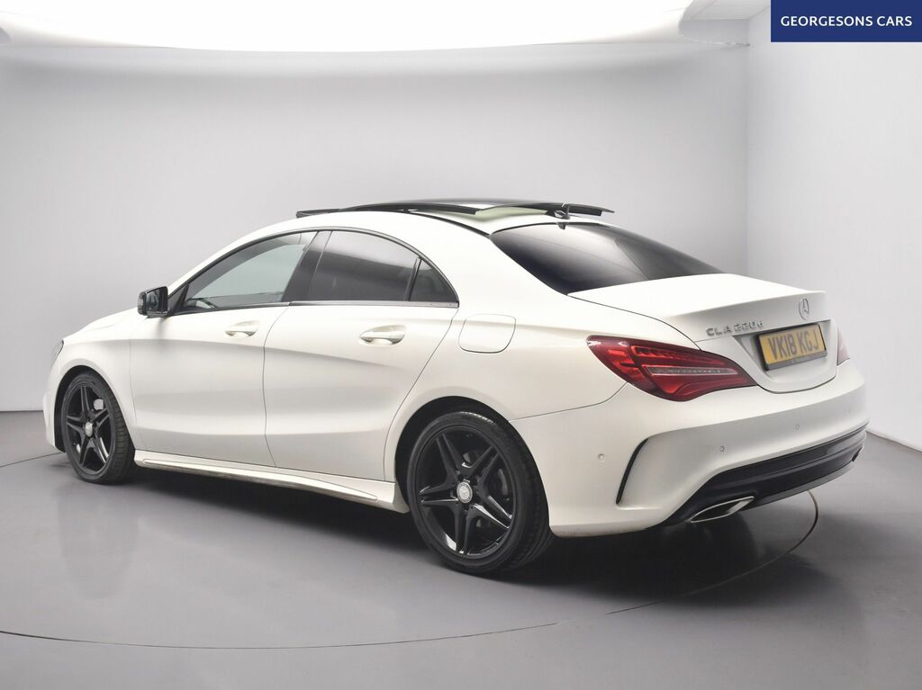 Mercedes-Benz CLA Class Cla220d Amg Line Coupe White