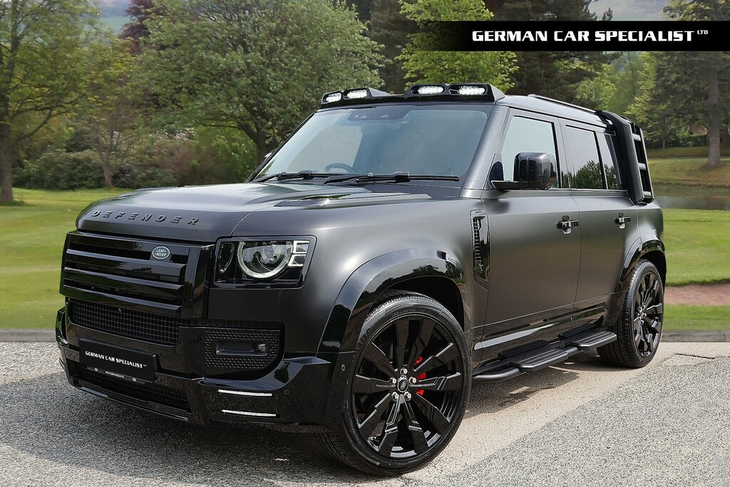 Land Rover Defender Estate Black #4
