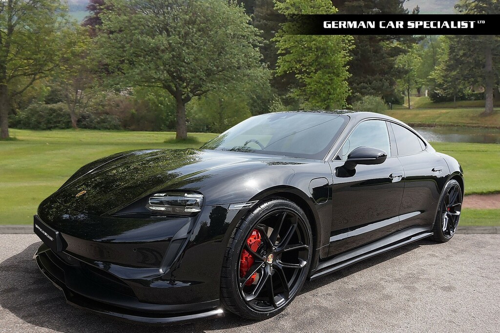 Porsche Taycan Saloon Black #4