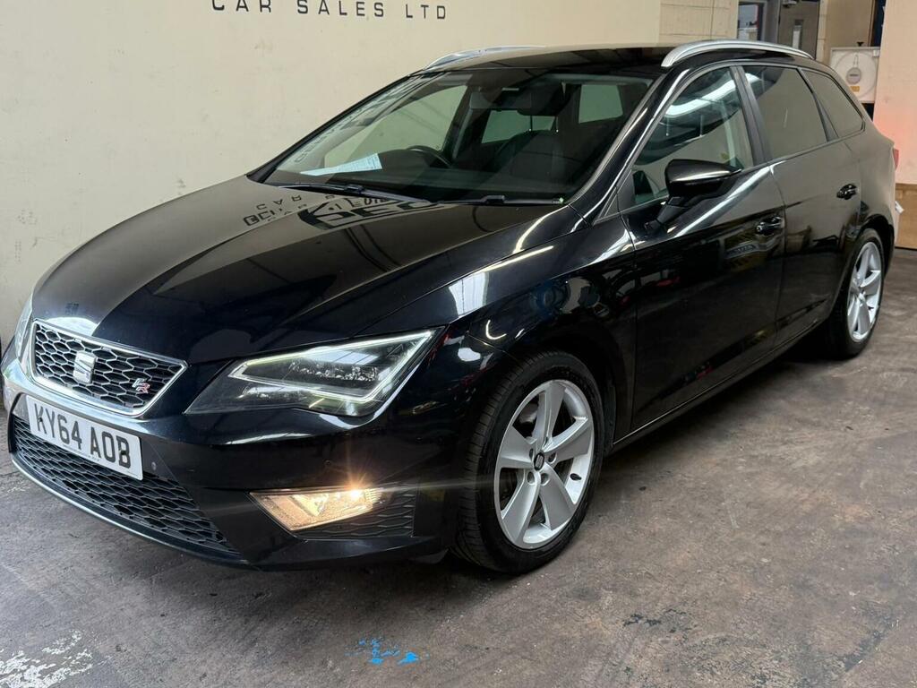 Seat Leon Estate 2.0 Tdi Cr Fr Sport Tourer Dsg Euro 5 Ss Black