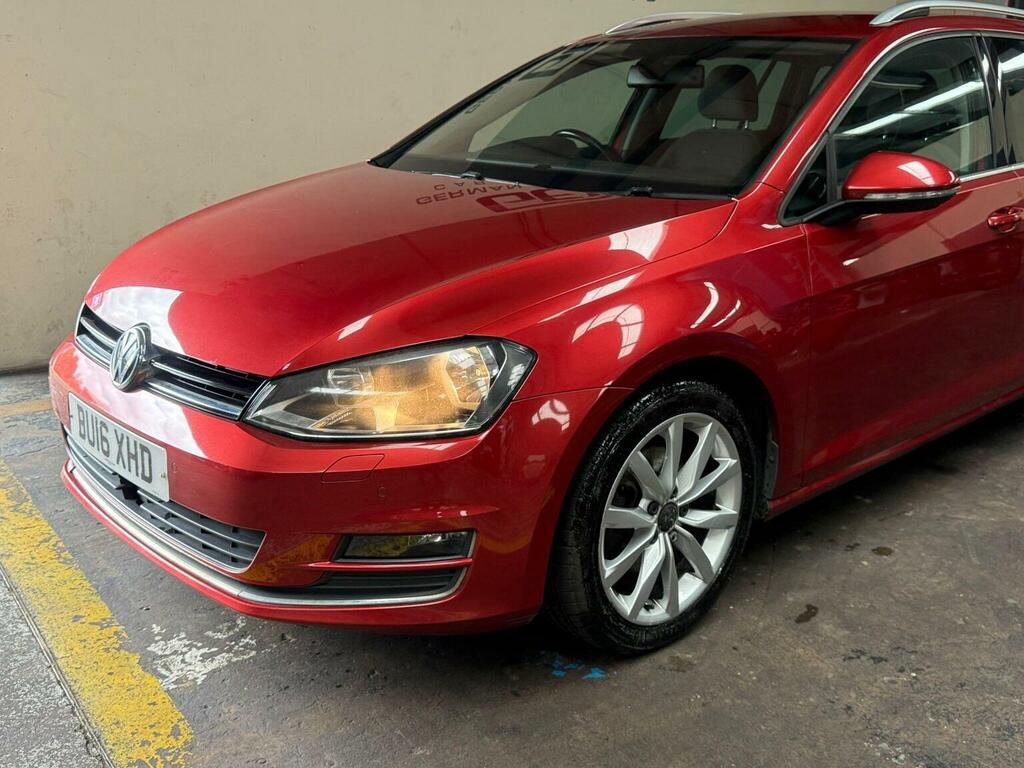 Volkswagen Golf Estate 2.0 Tdi Bluemotion Tech Gt Euro 6 Ss BU16XHD Red #3