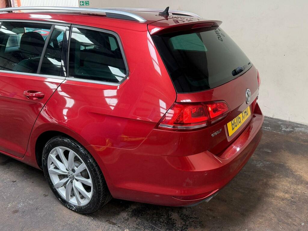 Volkswagen Golf Estate 2.0 Tdi Bluemotion Tech Gt Euro 6 Ss BU16XHD Red #4
