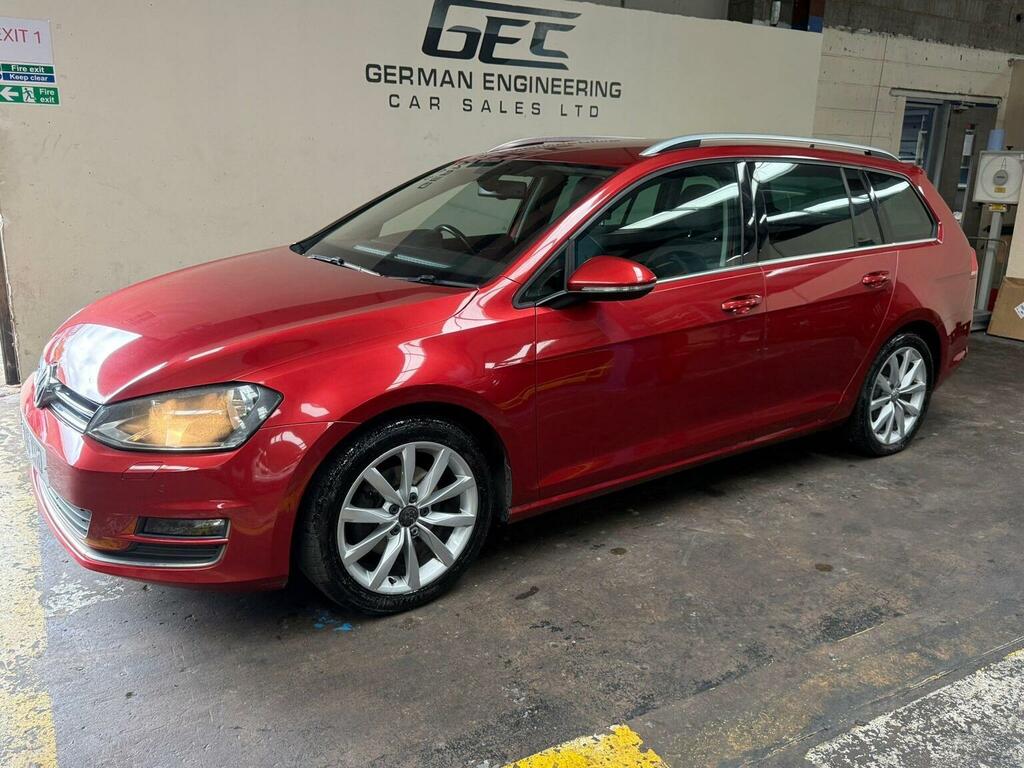 Volkswagen Golf Estate 2.0 Tdi Bluemotion Tech Gt Euro 6 Ss Red