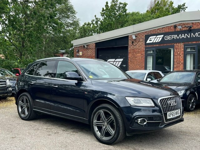 Audi Q5 2.0 Tdi S Line Blue #6