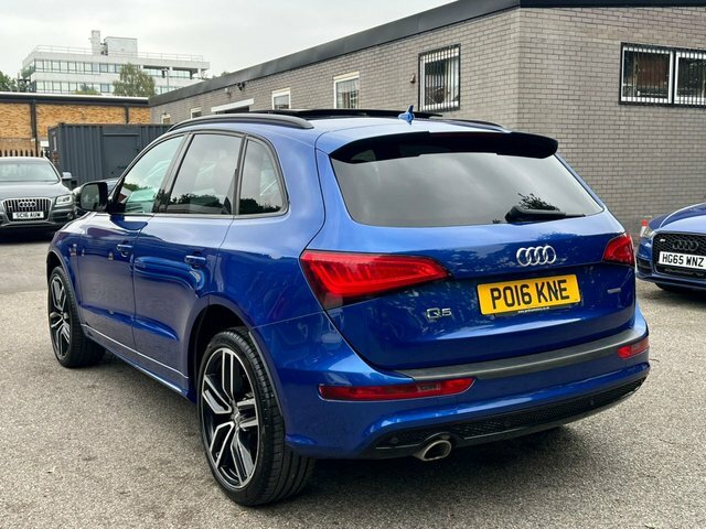 Audi Q5 2.0 Tdi S Line Blue #4