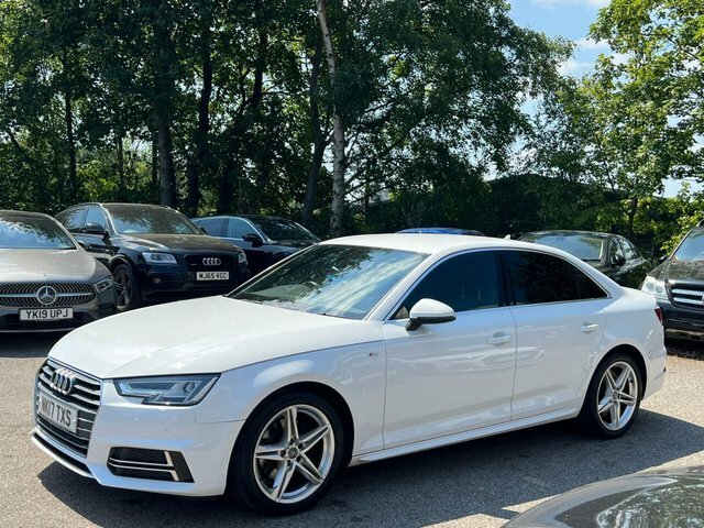 Audi A4 2.0 Tfsi S Line White #2