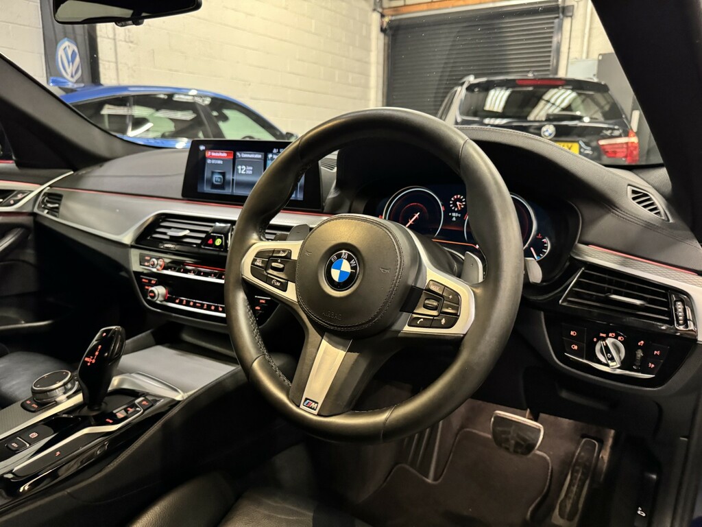 BMW 5 Series 2.0 520D M Sport Touring Blue #5