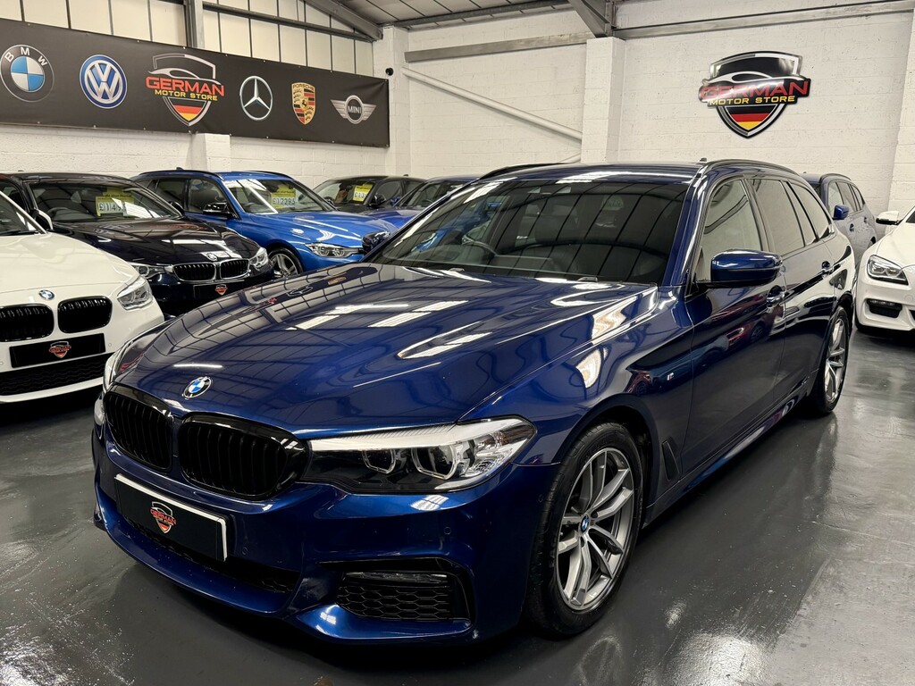 BMW 5 Series 2.0 520D M Sport Touring Blue