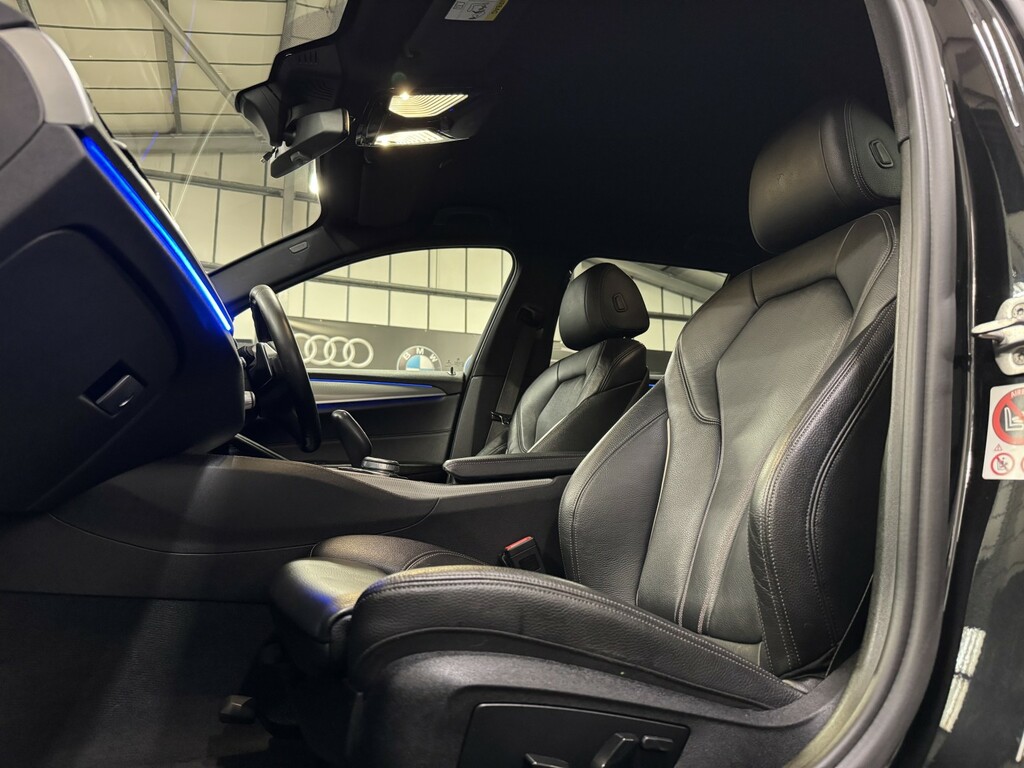 BMW 5 Series 2.0 520D M Sport Touring Black #3