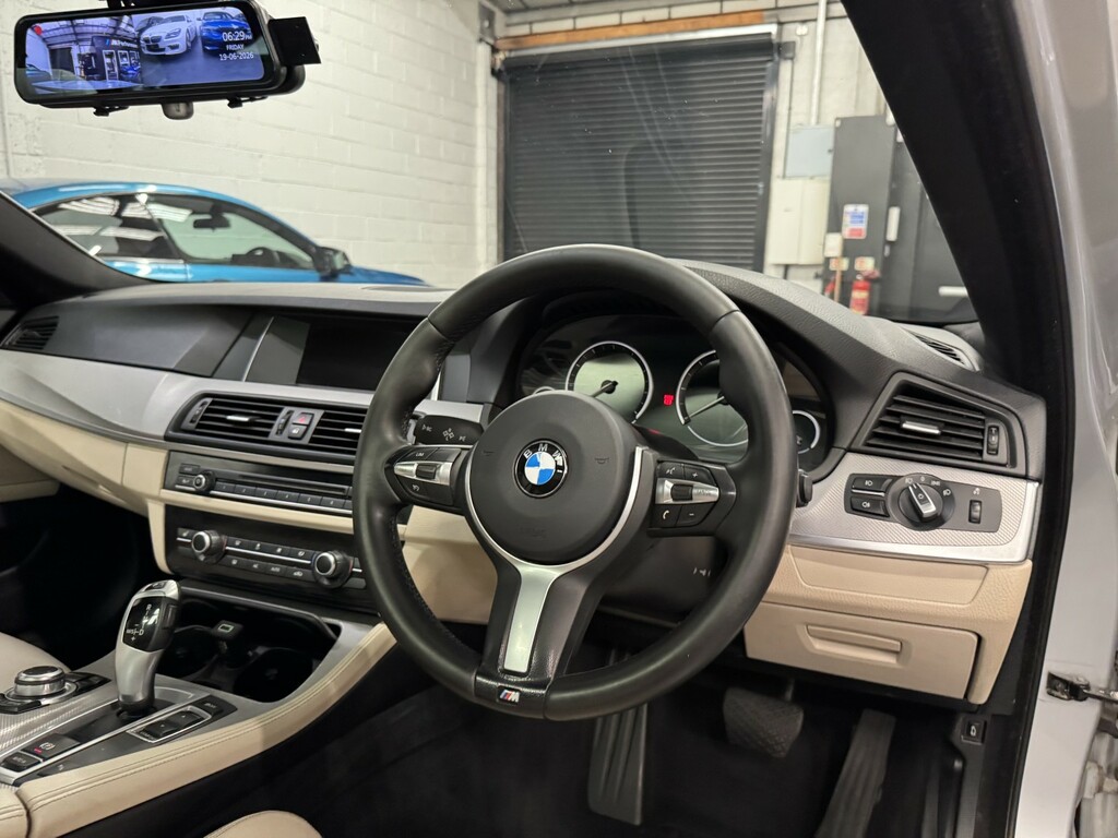 BMW 5 Series 2.0 520D M Sport Touring Silver #5