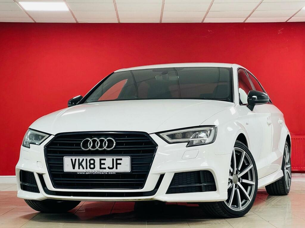 Audi A3 Saloon 2.0 Tdi Black Edition Euro 6 Ss 201 White #4