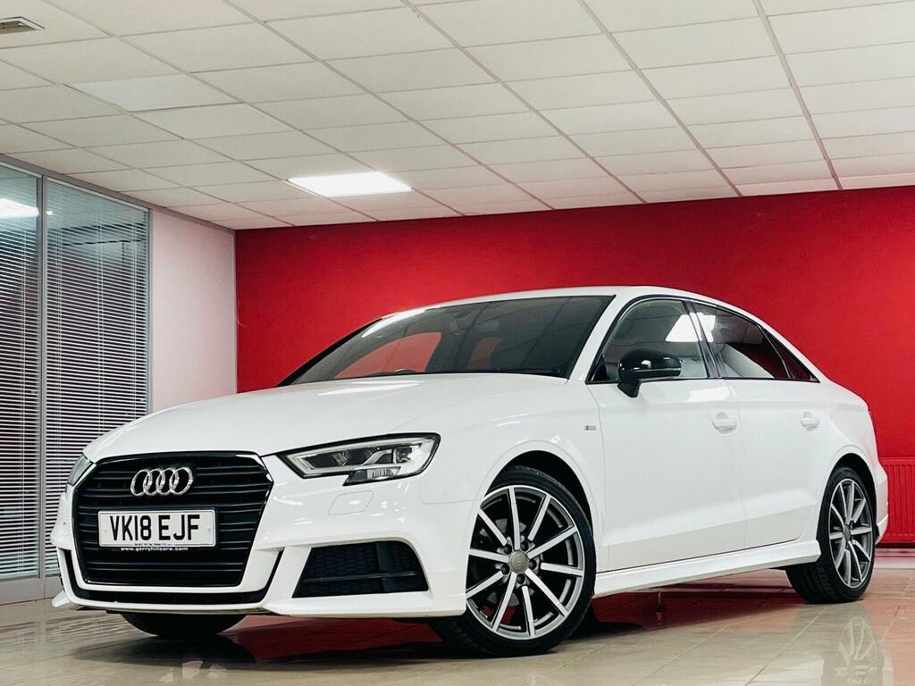 Audi A3 Saloon 2.0 Tdi Black Edition Euro 6 Ss 201 White