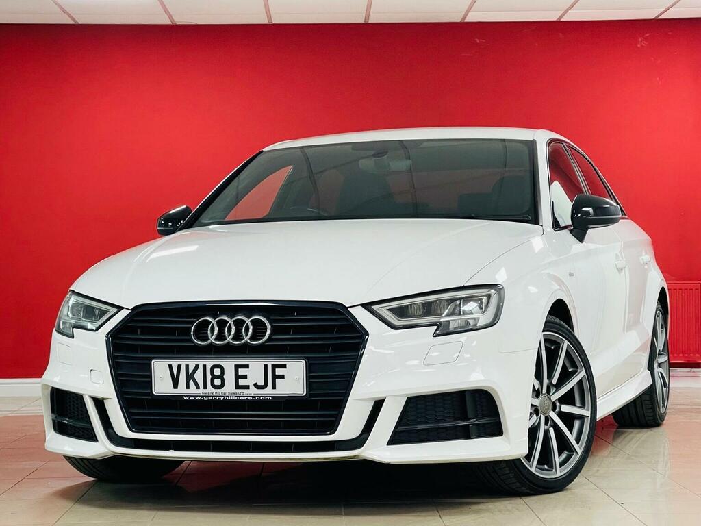Audi A3 Saloon 2.0 Tdi Black Edition Euro 6 Ss 201 White #6