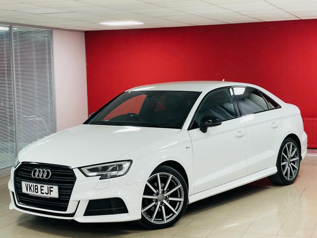 Audi A3 Saloon 2.0 Tdi Black Edition Euro 6 Ss 201 White #3