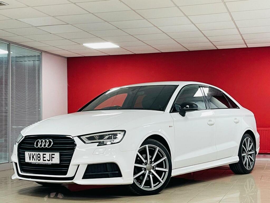 Audi A3 Saloon 2.0 Tdi Black Edition Euro 6 Ss 201 White #2