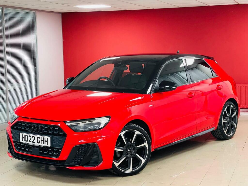 Audi A1 Hatchback 1.5 Tfsi 35 Black Edition Sportback S Tr GIL8299 Red #3